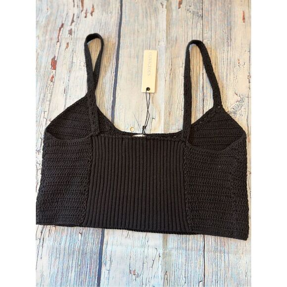 Olivaceous black top, new with tag crop top, original price $54 - Picture 4 of 6